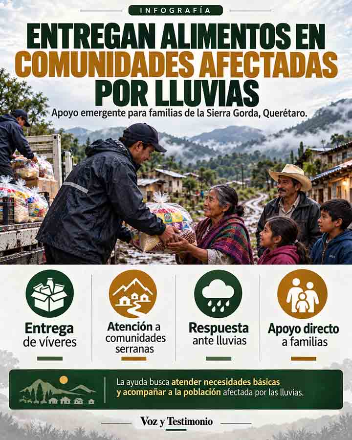 Infografía de Voz y Testimonio sobre la noticia
