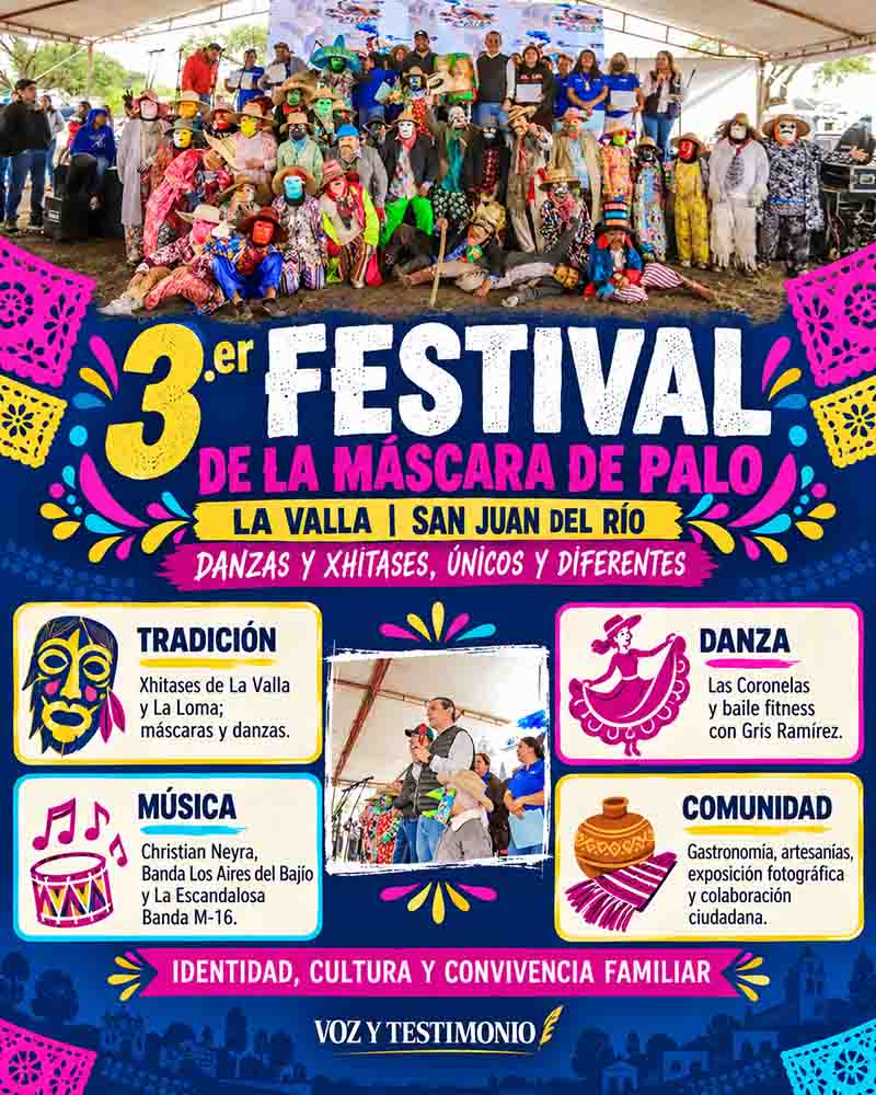 Infografía: La Valla celebra su tercer Festival de la Máscara de Palo