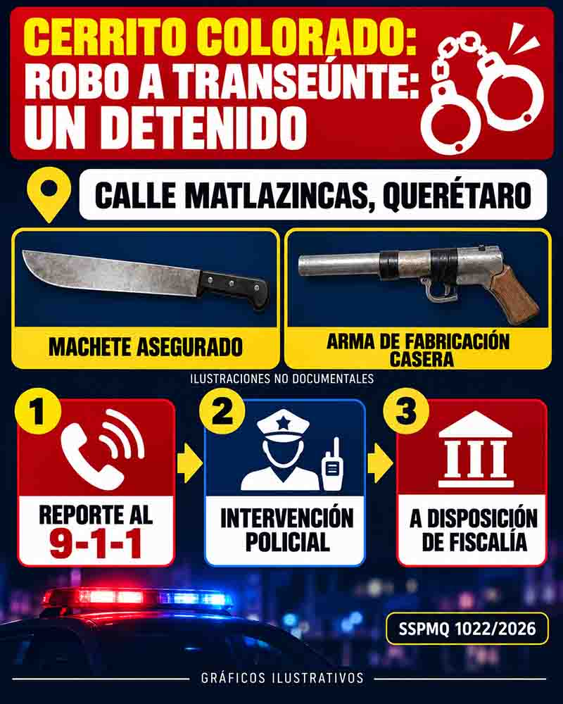Objetos asegurados tras intervención policia
