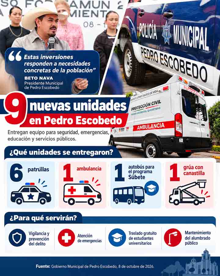 Infografía informativa de Voz y Testimonio