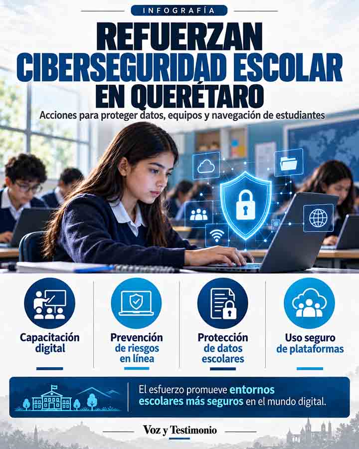 Infografía de Voz y Testimonio sobre la noticia