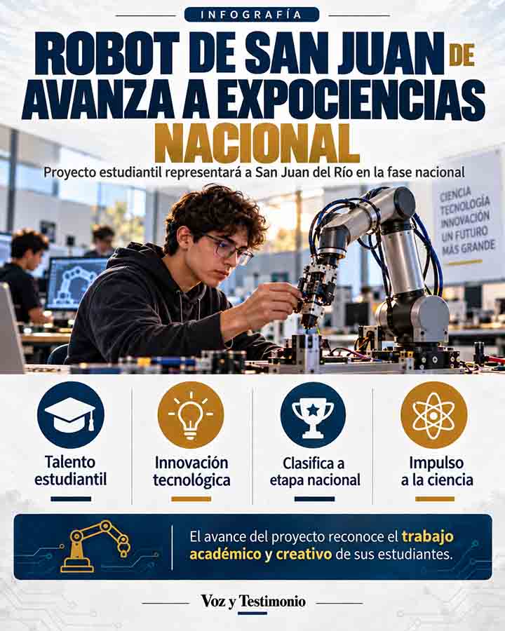 Infografía de Voz y Testimonio sobre la noticia